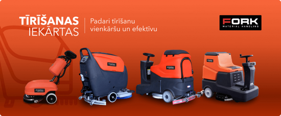 Grīdas mazgāšanas un tīrīšanas iekārtas