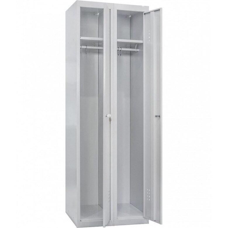 Metāla garderobes skapis drēbēm SHO-300/2