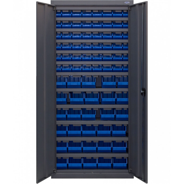 Instrumentu metāla skapis ar konteineriem YASHM-14, 2. versija