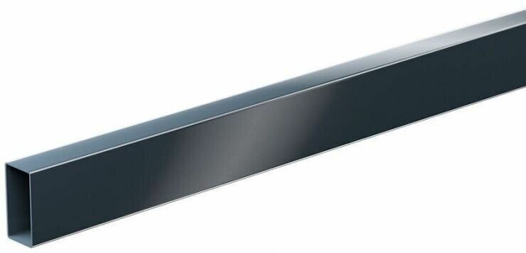 Horizontālā caurule štaketa žogam 40x20x2 mm, L-2500 mm