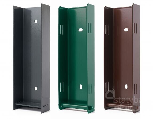 Pasētas turētājs metāla 200x50mm ZN+RAL