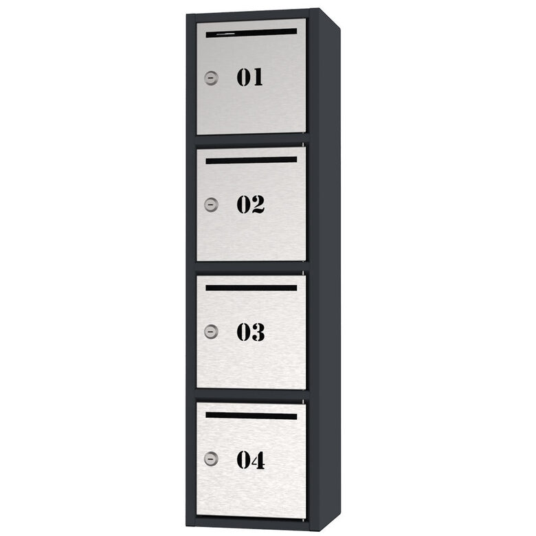  Pastkaste dzīvokļiem Cube LCPB-04