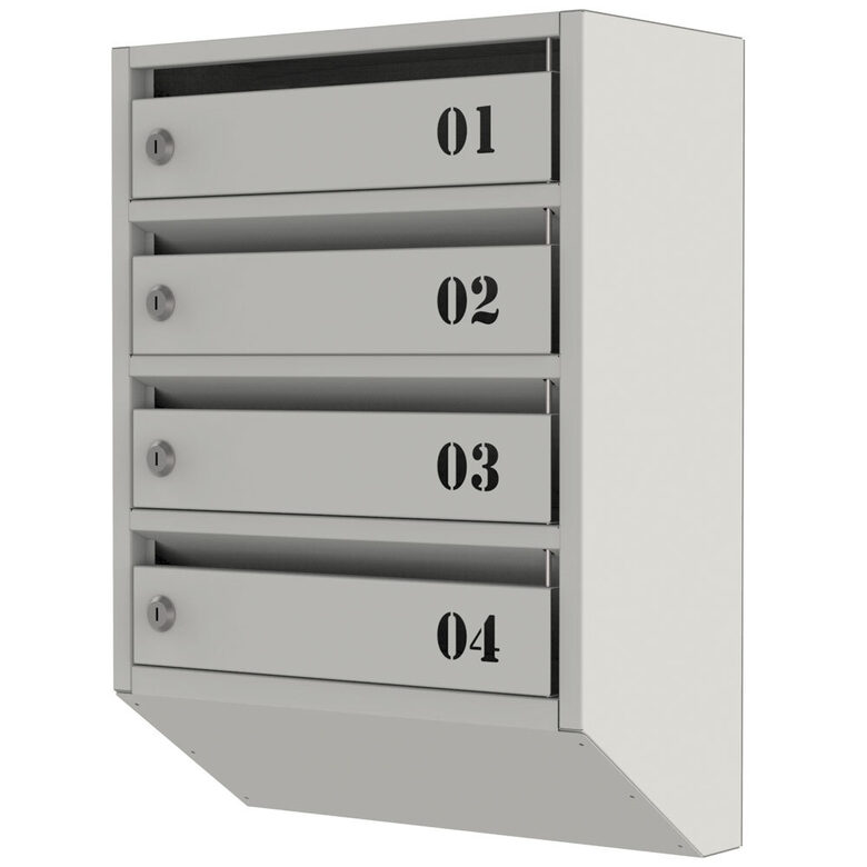 Pastkastīte Standarta SPB-04 pelēka