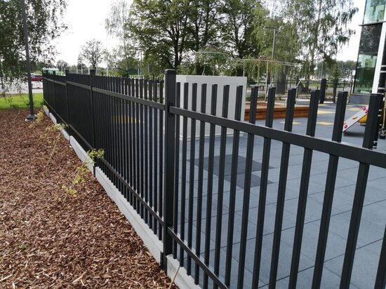 LKV Fence žoga posms MODEL 1, L2500 x H1500, Karsti cinkots un krāsots