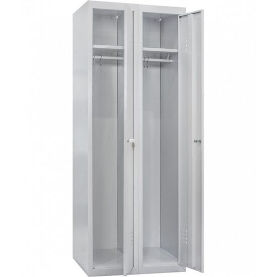 Metāla garderobes skapis drēbēm SHO-400/2