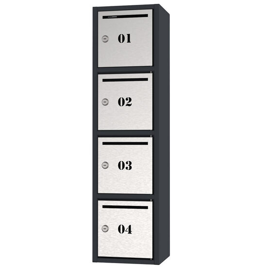  Pastkaste dzīvokļiem Cube LCPB-04