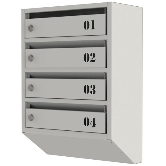 Pastkastīte Standarta SPB-04 pelēka