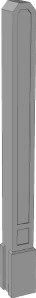 Betona stabs NR 7 izmērs 200*200*1750