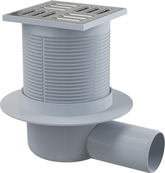 Alcadrain APV1 traps 105*105/izvads 50 horizontāls, NTreste,slapjais,A2030010111