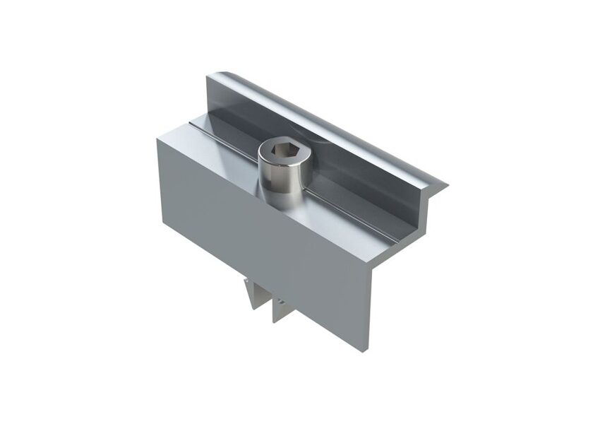 SAULES PANEĻU MALĒJAIS STIPRINĀJUMS (IEPAKOJUMS 8 GAB.) IZMĒRS 30-40MM melns RR33